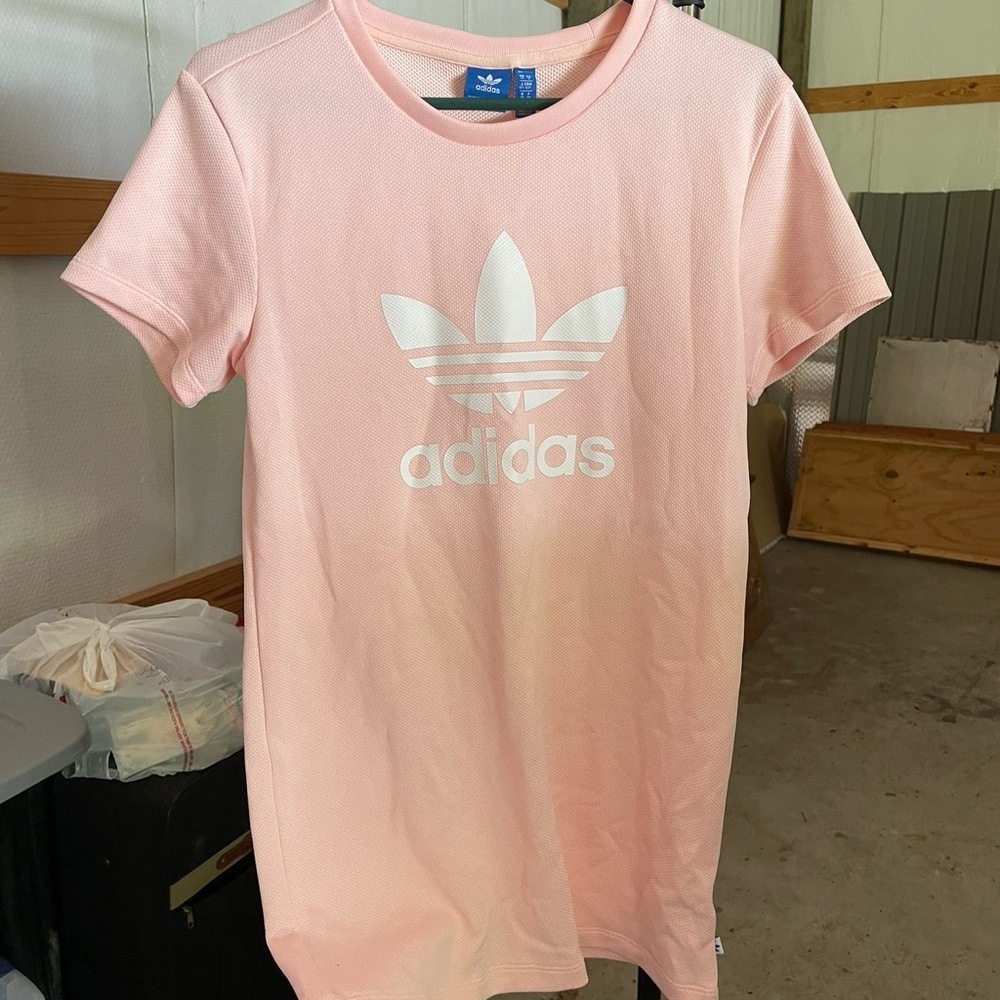 Adidas Pink T-Shirt Dress